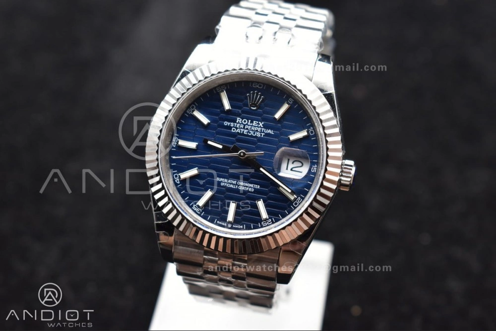 DateJust 41 SS BPF 316L Steel Stick Markers on Jubilee Bracelet A2813 V EasyCare 651