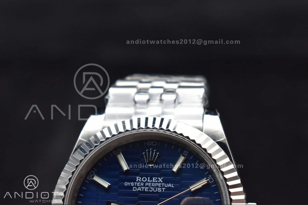 DateJust 41 SS BPF 316L Steel Stick Markers on Jubilee Bracelet A2813 V EasyCare 651
