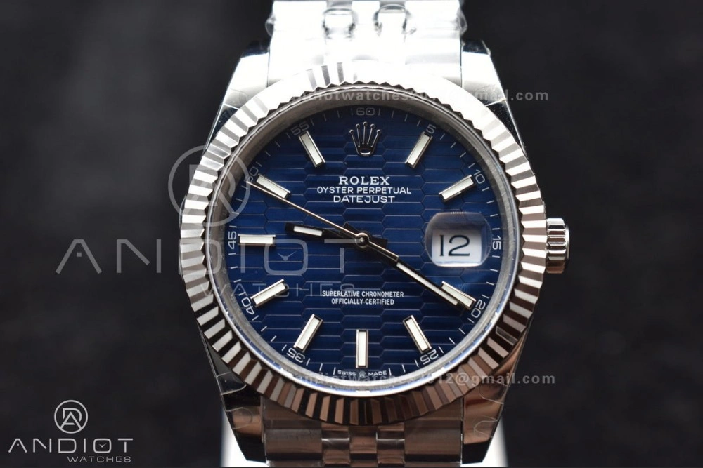 DateJust 41 SS BPF 316L Steel Stick Markers on Jubilee Bracelet A2813 V EasyCare 651