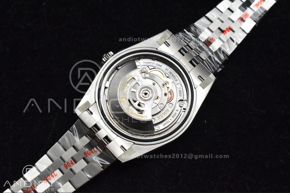 Datejust 41 SS 904L Steel Clean 1:1 Best Edition Blue Roman Dial on Jubilee Bracelet VR TopPick 650