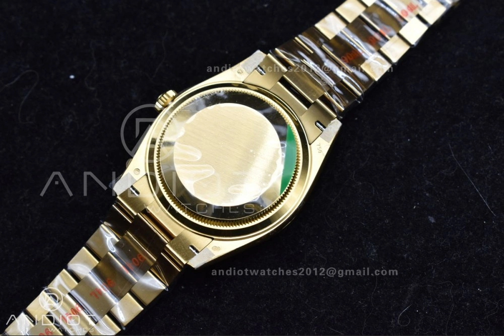 Day Date 36 YG RAF 1:1 Best Edition Red Carnelian Dial on YG Bracelet A Snug 653