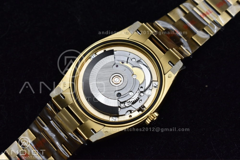 Day Date 36 YG RAF 1:1 Best Edition Red Carnelian Dial on YG Bracelet A Snug 653