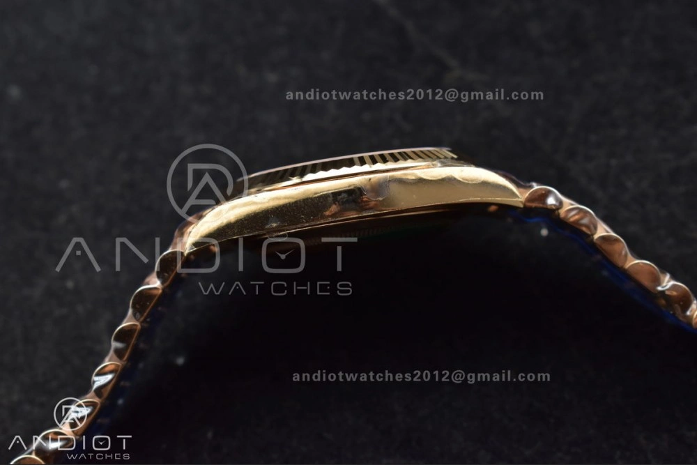 Day Date 40 RG 228235 THBF 1:1 Best Edition Green Roman Dial on President Bracelet VR3255 (Gain Weight) Sporty 652
