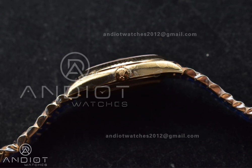 Day Date 40 RG 228235 THBF 1:1 Best Edition Green Roman Dial on President Bracelet VR3255 (Gain Weight) Sporty 652