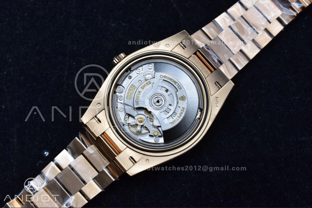 Day Date 40 RG 228235 THBF 1:1 Best Edition Green Roman Dial on President Bracelet VR3255 (Gain Weight) Sporty 652