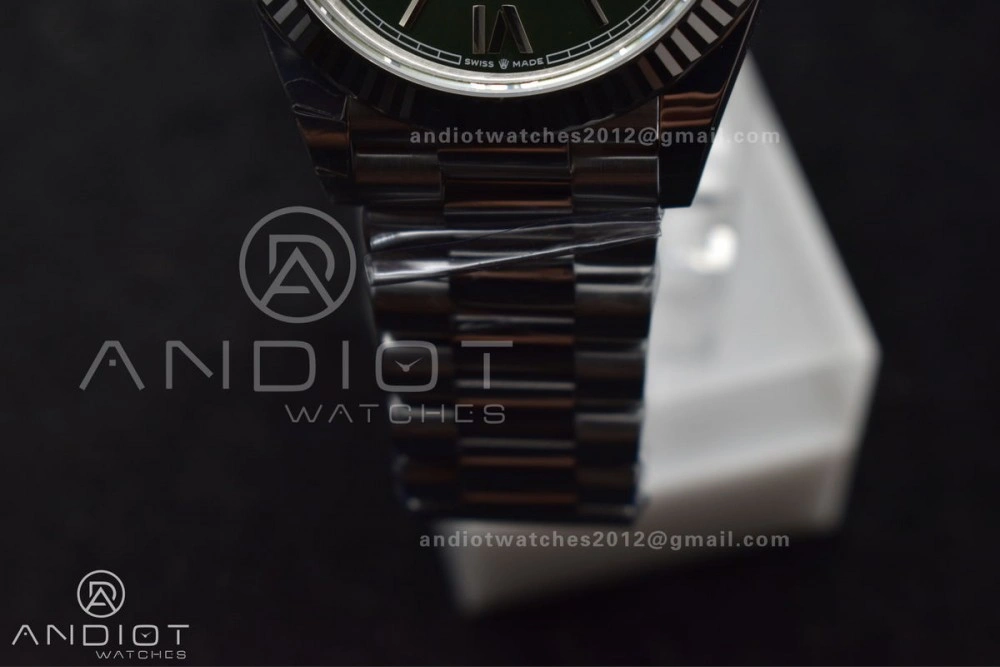 Day Date 40 SS 228239 THBF 1:1 Best Edition Green Roman Dial on President Bracelet VR3255 (Gain Weight) Vibrant 662