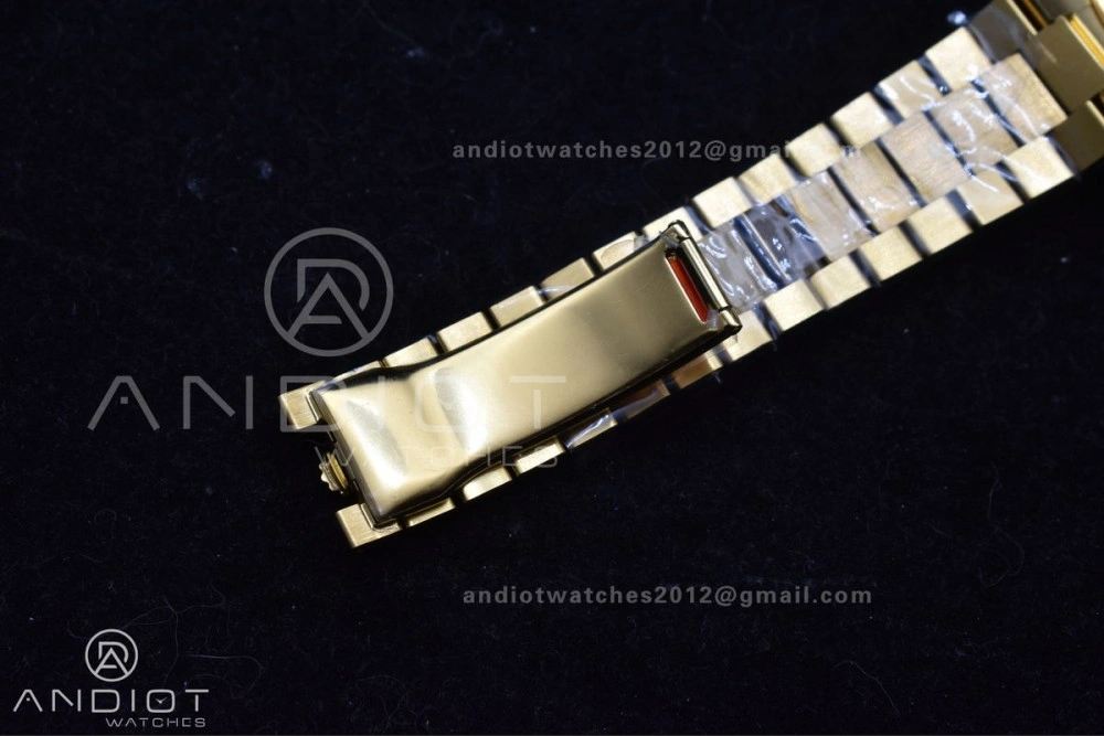 FreshLook Day Date 40 YG 228238 ARF 1:1 Best Edition Gold Roman Dial On President Bracelet VR3255 (Gain Weight) 658