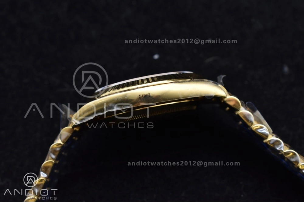 FlexibleFit Day Date 40 YG 228238 ARF 1:1 Best Edition Green Roman Dial on President Bracelet VR3255 (Gain Weight) 663