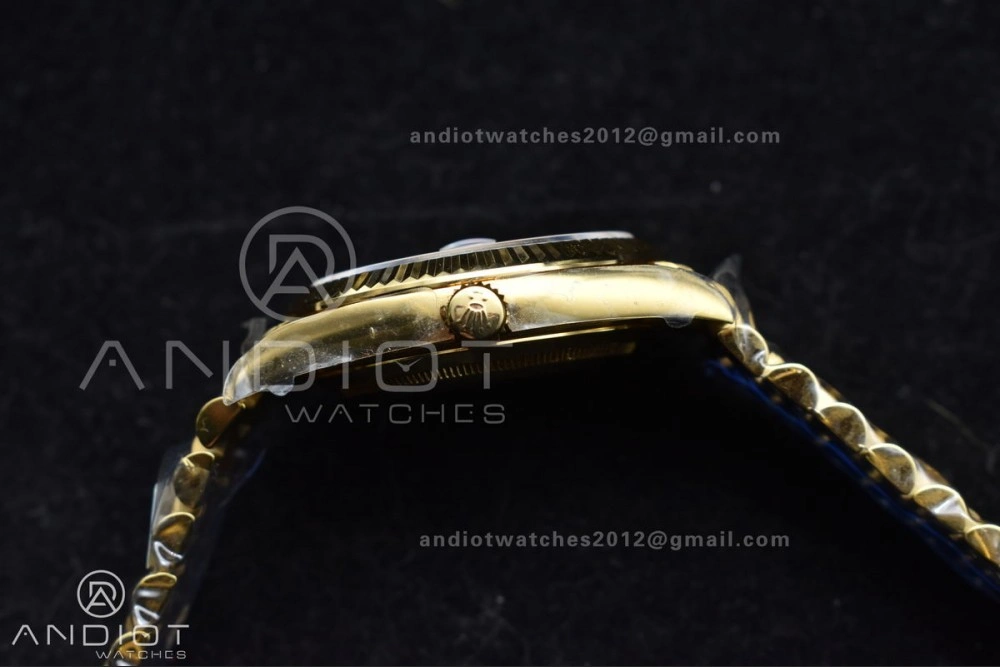 FlexibleFit Day Date 40 YG 228238 ARF 1:1 Best Edition Green Roman Dial on President Bracelet VR3255 (Gain Weight) 663