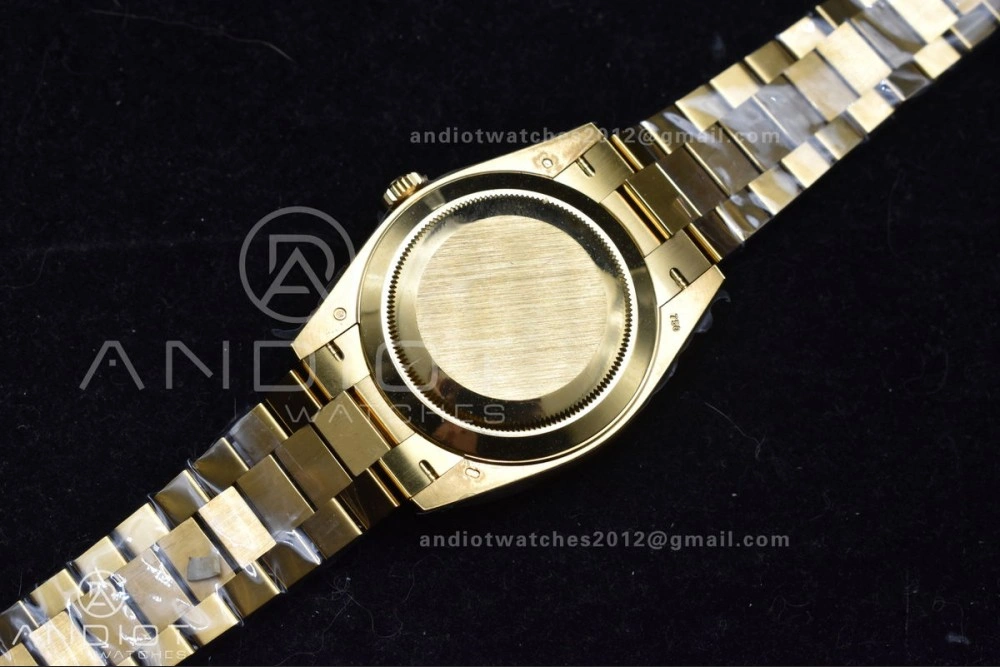 FlexibleFit Day Date 40 YG 228238 ARF 1:1 Best Edition Green Roman Dial on President Bracelet VR3255 (Gain Weight) 663