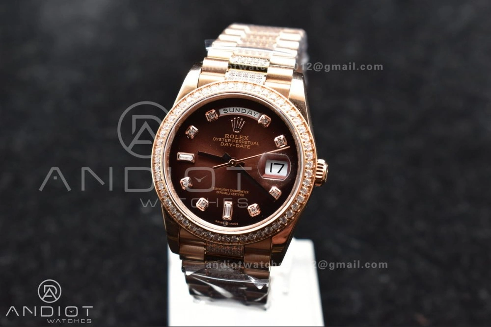 Fashionable DayDate 36 RG BPF Best Version On President Bracelet A2836 V 666