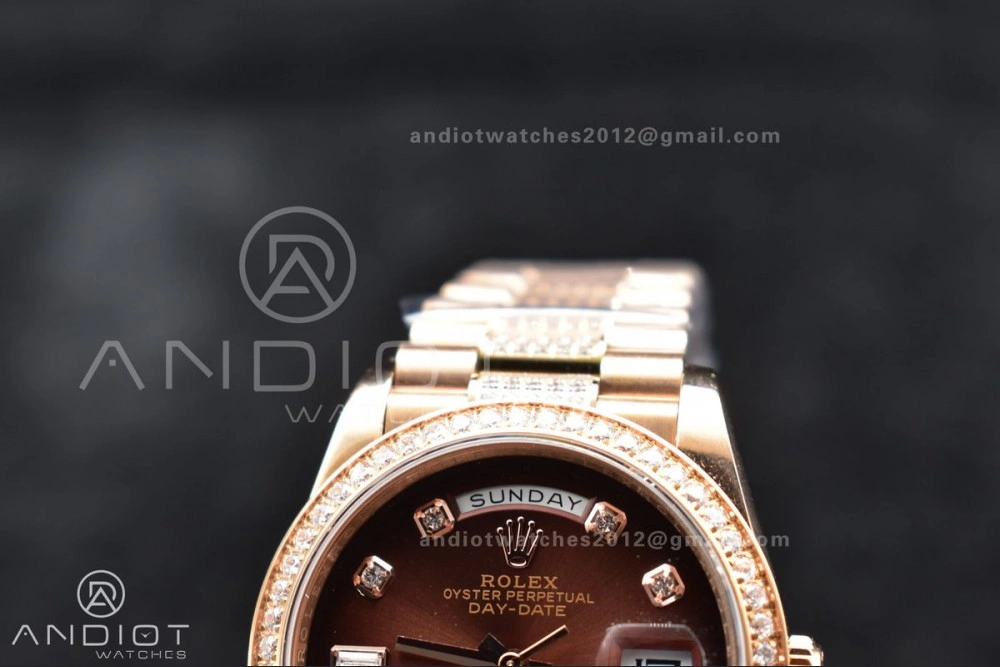 Fashionable DayDate 36 RG BPF Best Version On President Bracelet A2836 V 666
