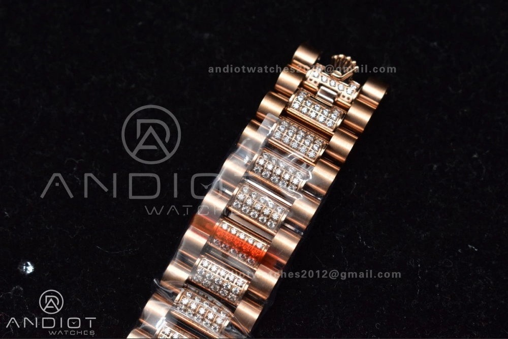 Fashionable DayDate 36 RG BPF Best Version On President Bracelet A2836 V 666
