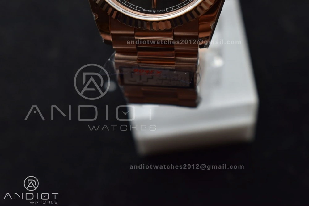 DayDate 36 SS QF Best Edition 904L Steel Grey Dial on President Bracelet vr3255 V5 (Gain Weight) Bright 681