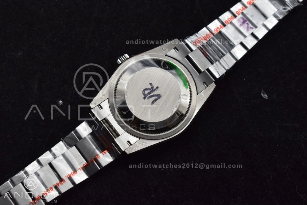 Breathable DayDate 36 SS QF Best Edition 904L Steel Light Blue Dial with Stick Diamond on President Bracelet vr3255 V5 (Gain Weight) 682