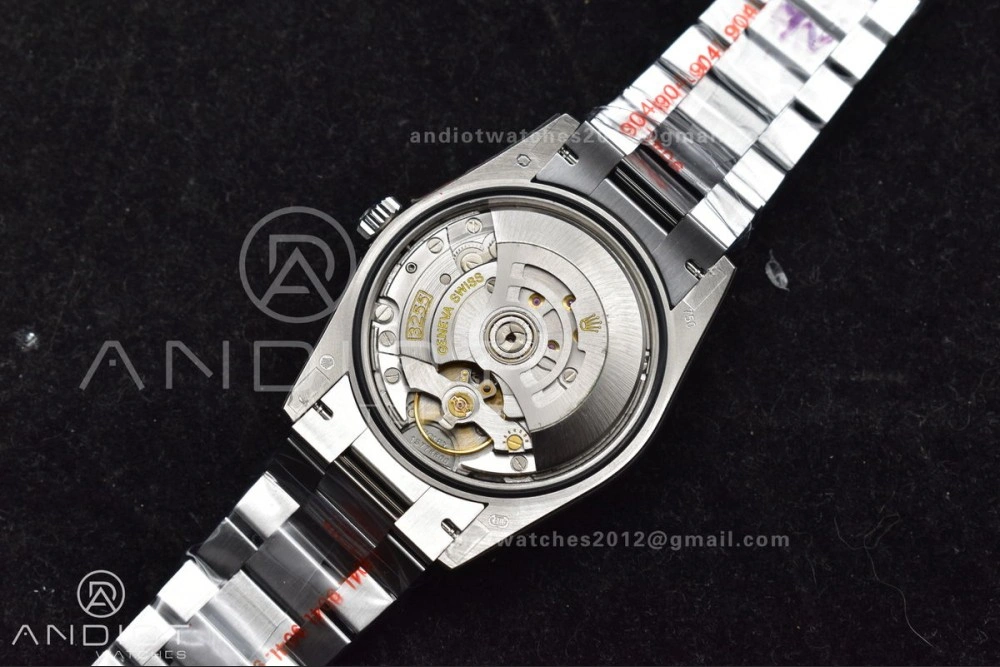 Breathable DayDate 36 SS QF Best Edition 904L Steel Light Blue Dial with Stick Diamond on President Bracelet vr3255 V5 (Gain Weight) 682
