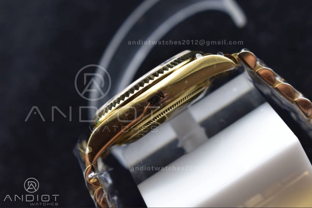 TopPick DayDate 36 YG BPF Best Version On President Bracelet A2836 V 686