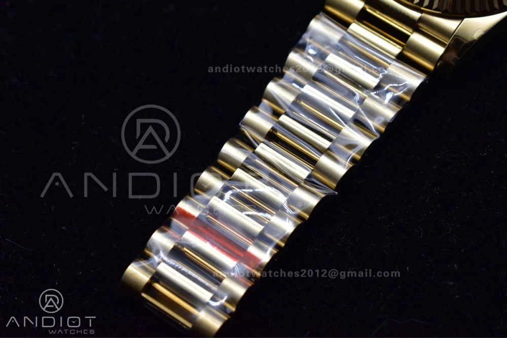 TopPick DayDate 36 YG BPF Best Version On President Bracelet A2836 V 686