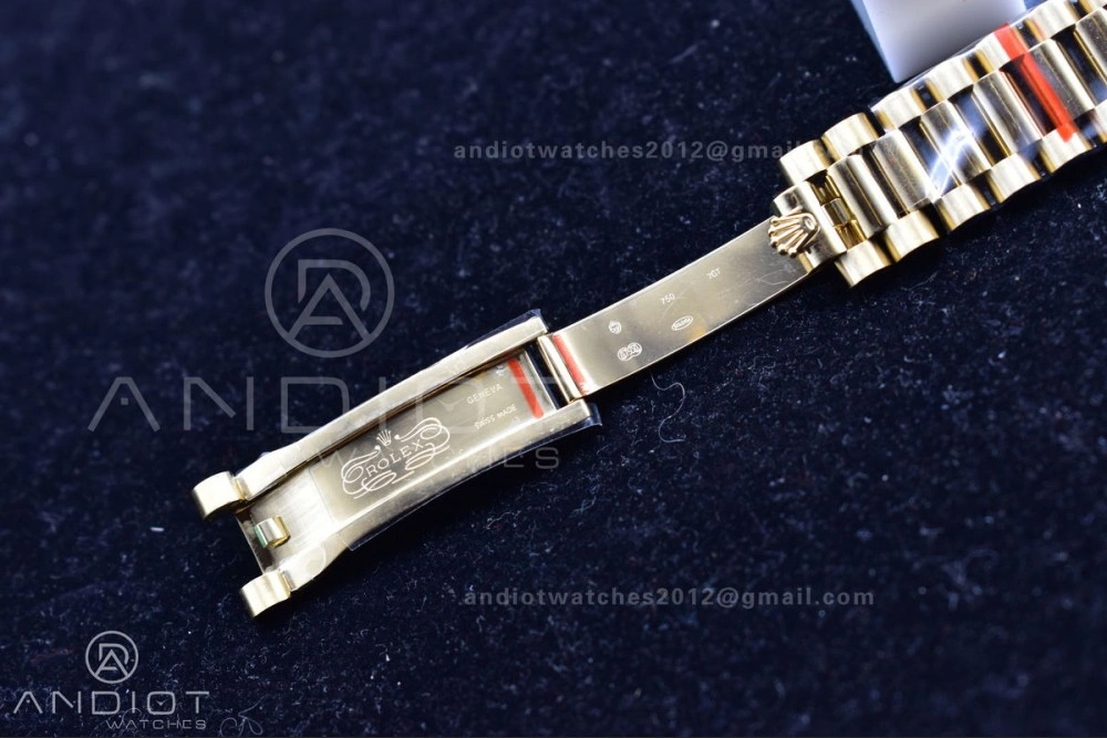 TopPick DayDate 36 YG BPF Best Version On President Bracelet A2836 V 686