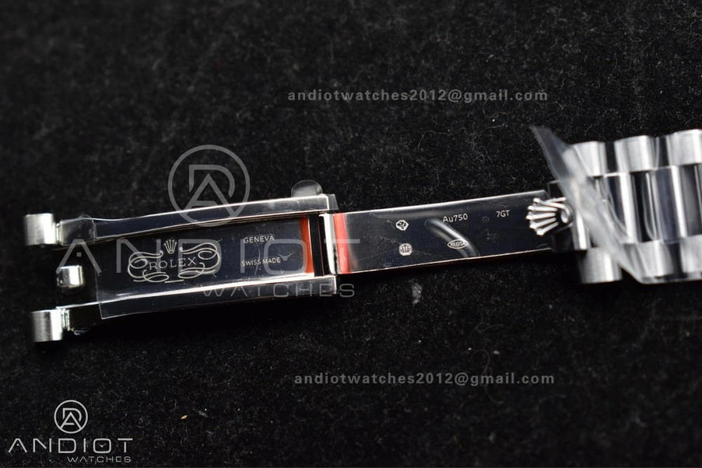 DayDate 40 GMF Tungsten Weighted 904L Steel Blue Dial Roman Markers On President Bracelet A3255 V Lightweight 703