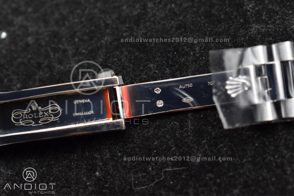 DayDate 40 GMF Tungsten Weighted 904L Steel Blue Dial Roman Markers On President Bracelet A3255 V Lightweight 703