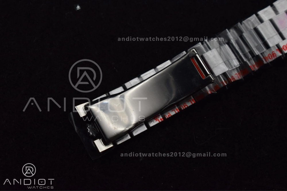 DayDate 40 GMF Tungsten Weighted 904L Steel Blue Dial Roman Markers On President Bracelet A3255 V Lightweight 703