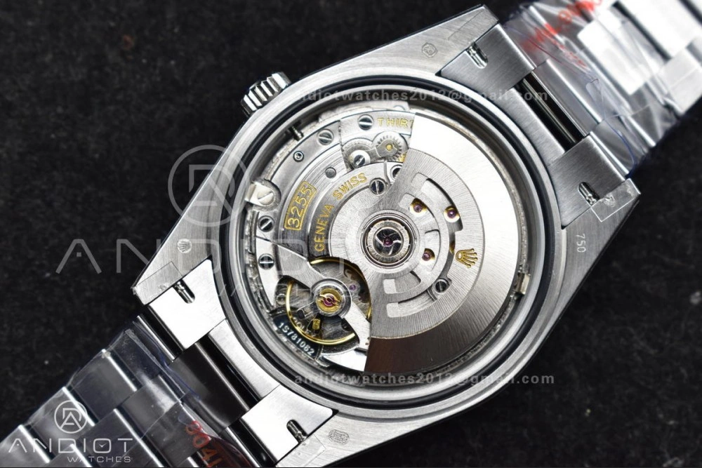 DayDate 40 GMF Tungsten Weighted 904L Steel Blue Dial Roman Markers On President Bracelet A3255 V Lightweight 703