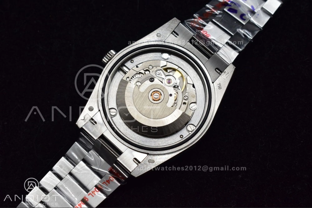 WrinkleFree DayDate 40 GMF Tungsten Weighted 904L Steel Grey Dial Stick Markers On President Bracelet A2836 V 704