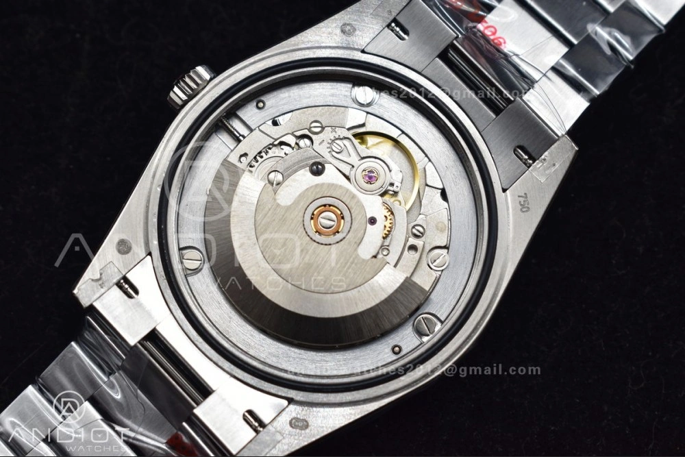 WrinkleFree DayDate 40 GMF Tungsten Weighted 904L Steel Grey Dial Stick Markers On President Bracelet A2836 V 704