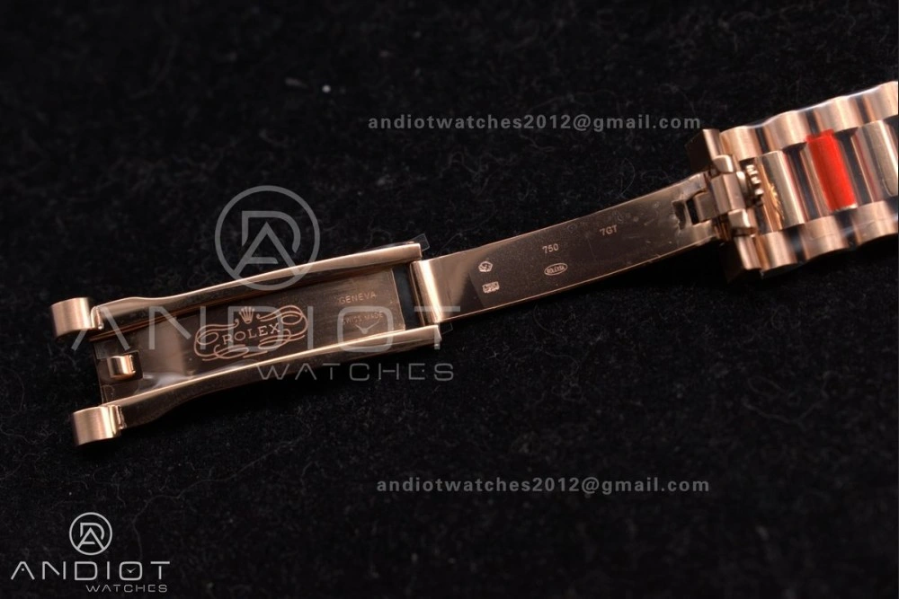 Reliable DayDate 40 RG GSF Gain Weight Brown Roman Dial on President Bracelet A 712