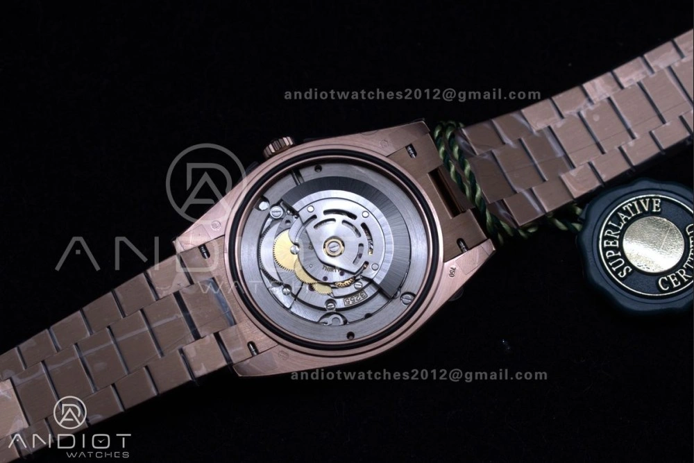 Reliable DayDate 40 RG GSF Gain Weight Brown Roman Dial on President Bracelet A 712