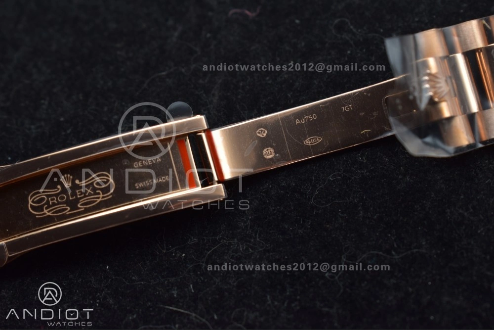 AllSeason DayDate 40 RG QF Best Edition 904L Steel Slate Ombre Dial on President Bracelet A2836 V4 (Gain Weight) 711