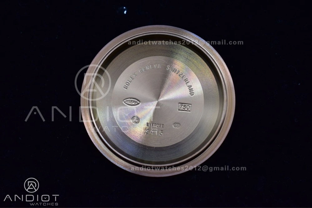 Comfortable DayDate 40 RG TWF 316L Steel Meteorite Dial Crystal Markers on President Bracelet A 402