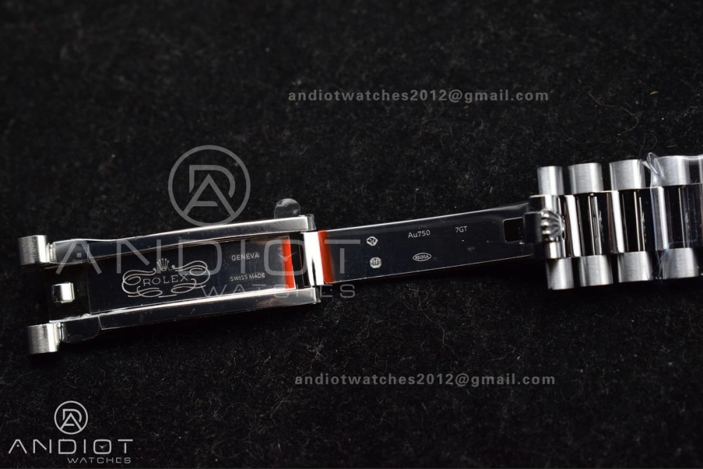 DayDate 40 SS GMF 904L Steel Green Dial Arabic Markers On President Bracelet A HighQuality 707