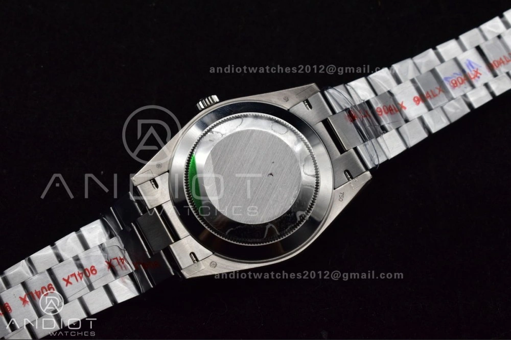DayDate 40 SS GMF 904L Steel Green Dial Arabic Markers On President Bracelet A HighQuality 707