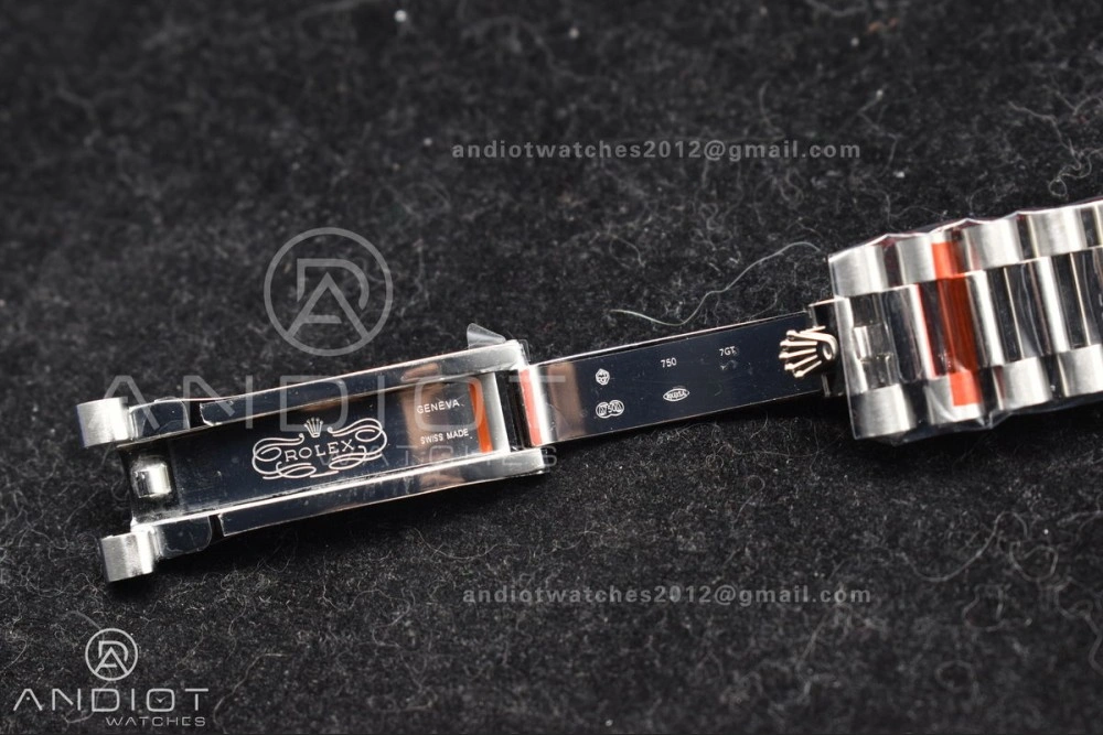 DayDate 40 SS GMF 904L Steel Ice Blue Stick Dial On President Bracelet A3255 V Tailored 714
