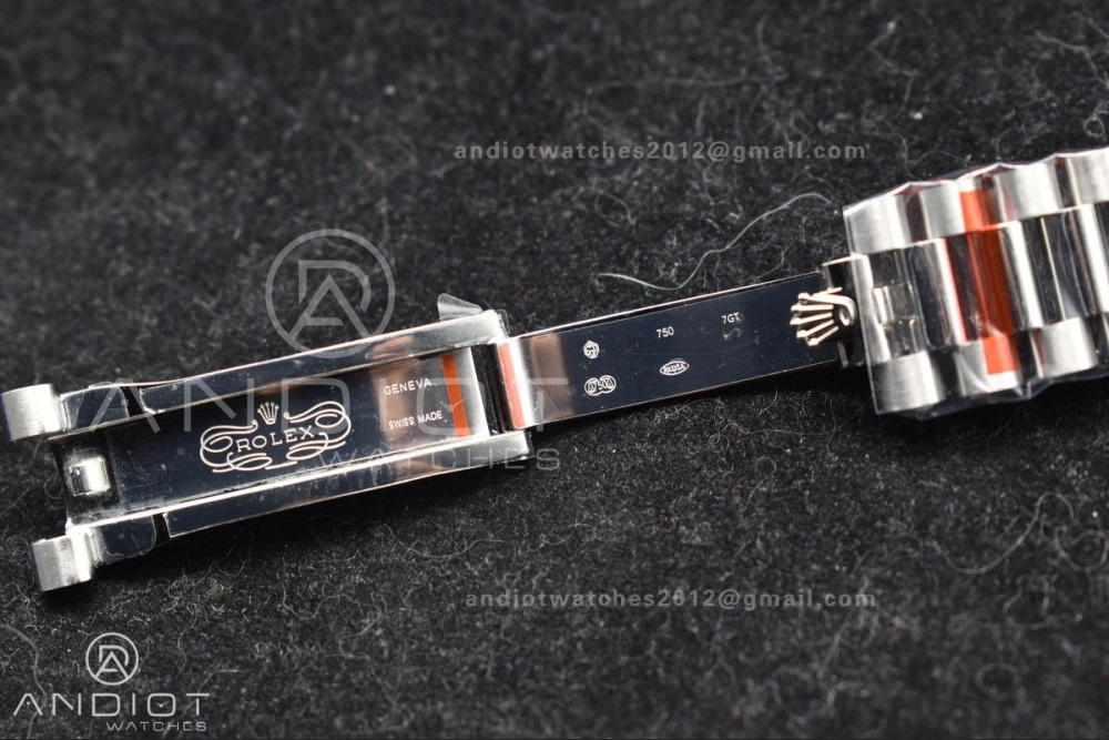 DayDate 40 SS GMF 904L Steel Ice Blue Stick Dial On President Bracelet A3255 V Tailored 714
