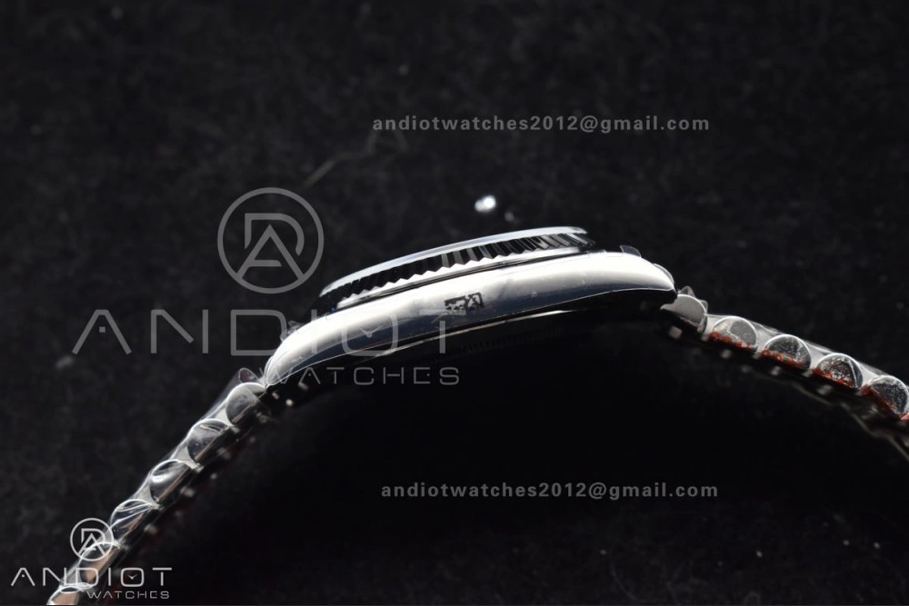 DayDate 40 SS GMF 904L Steel Ice Blue Stick Dial On President Bracelet A3255 V Tailored 714