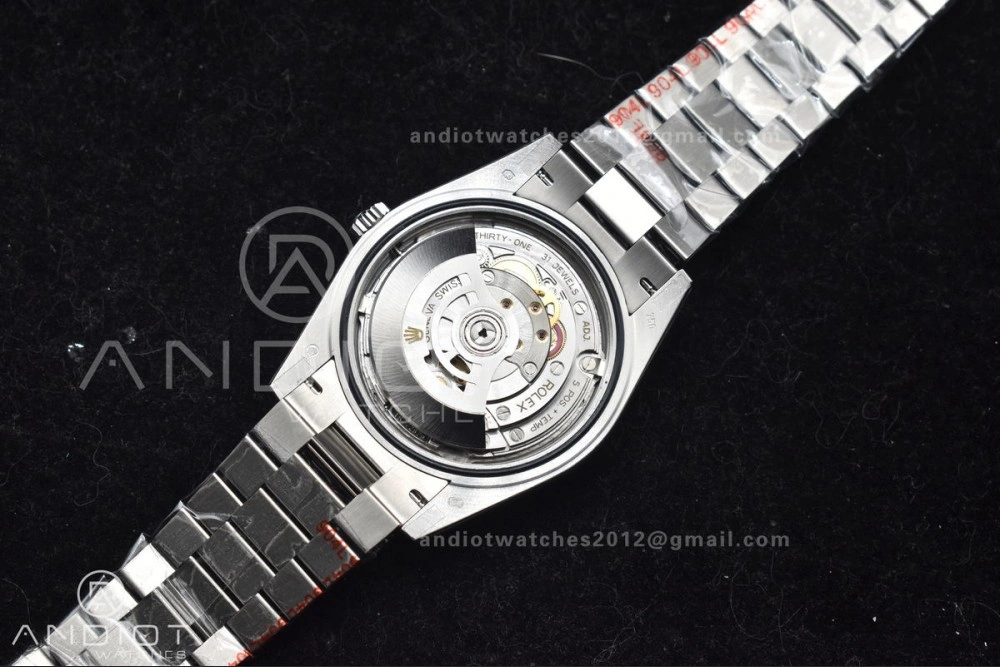 DayDate 40 SS GMF 904L Steel Ice Blue Stick Dial On President Bracelet A3255 V Tailored 714