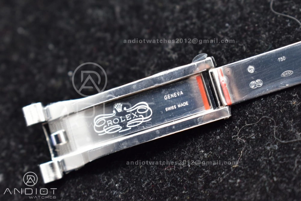DayDate 40 SS GMF 904L Steel Iced Blue Dial Arabic Markers on President Bracelet A3255 V Packable 710