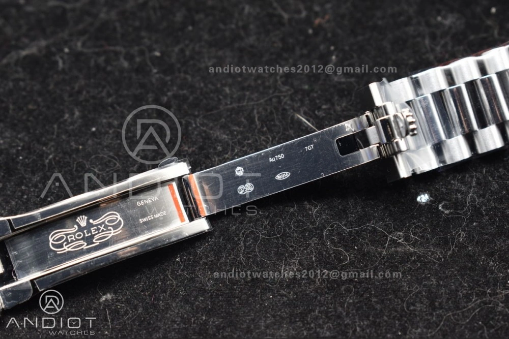 Seasonal DayDate 40 SS GMF Gain Weight Black Crystal Dial On President Bracelet A 717