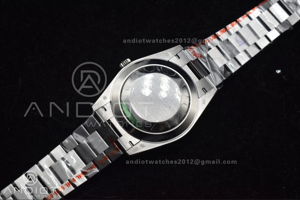 Seasonal DayDate 40 SS GMF Gain Weight Black Crystal Dial On President Bracelet A 717
