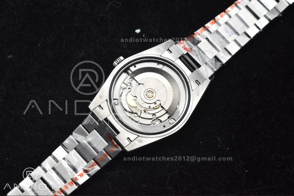 Seasonal DayDate 40 SS GMF Gain Weight Black Crystal Dial On President Bracelet A 717