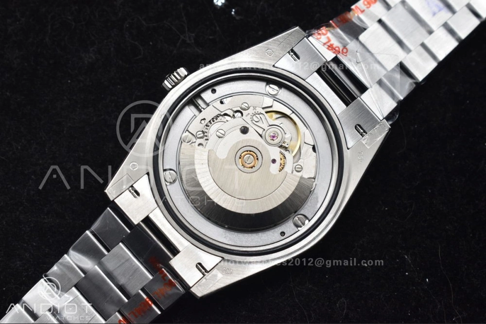 Seasonal DayDate 40 SS GMF Gain Weight Black Crystal Dial On President Bracelet A 717