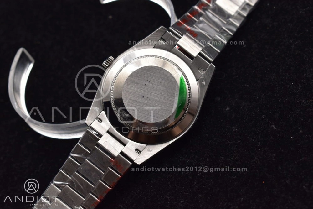 Bright DayDate 40 SS GMF Gain Weight Ice Blue Stick Dial on President Bracelet A 716