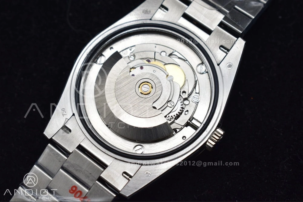 Bright DayDate 40 SS GMF Gain Weight Ice Blue Stick Dial on President Bracelet A 716