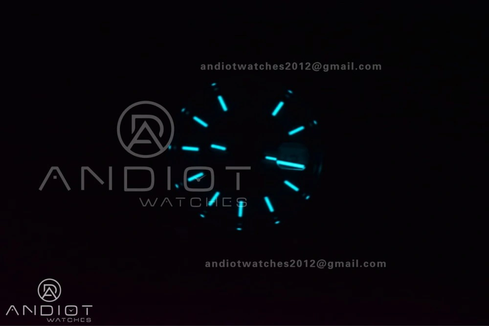 Bright DayDate 40 SS GMF Gain Weight Ice Blue Stick Dial on President Bracelet A 716
