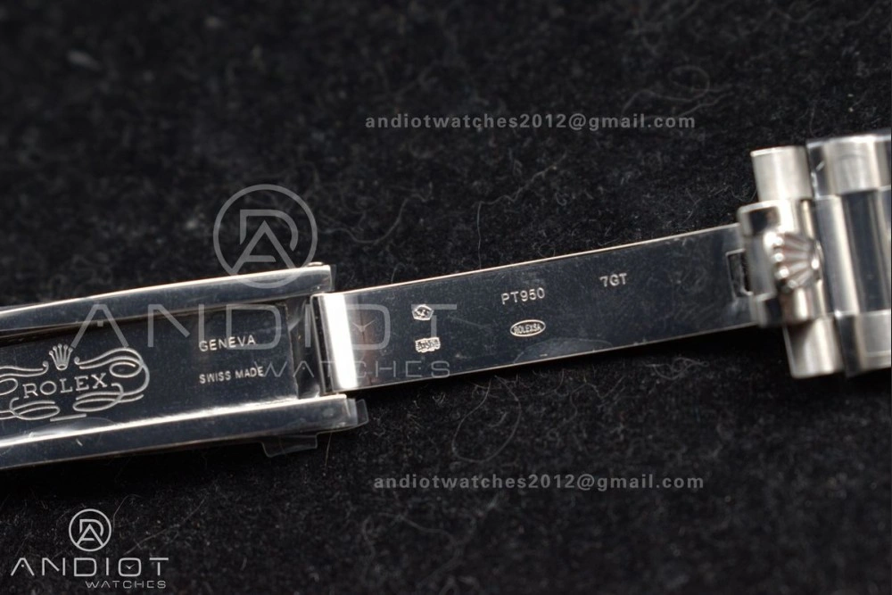 DayDate 40 SS GSF Gain Weight Green Roman Dial Bezel on President Bracelet A Flexible 719