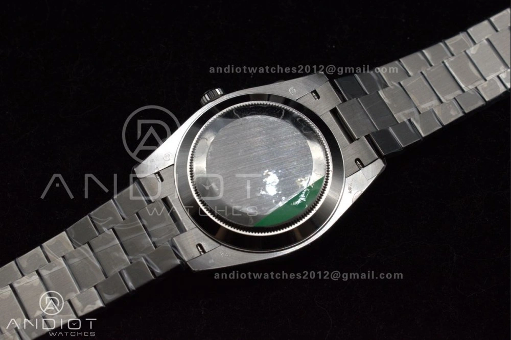 DayDate 40 SS GSF Gain Weight Green Roman Dial Bezel on President Bracelet A Flexible 719