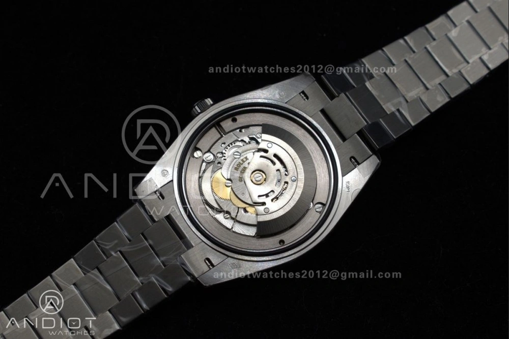 DayDate 40 SS GSF Gain Weight Green Roman Dial Bezel on President Bracelet A Flexible 719